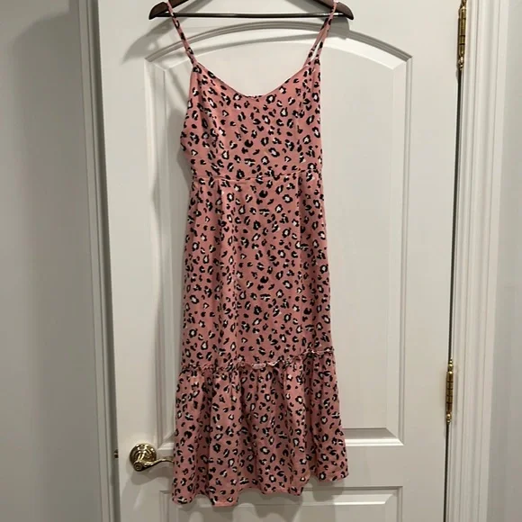 pink leopard print midi dress Buy Whistles Pink Leopard Print Cotton Midi Dress from Next USA